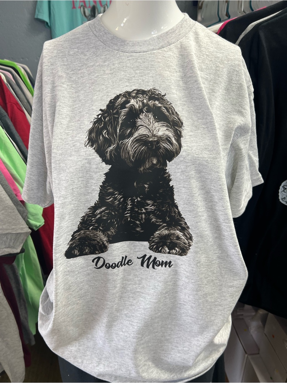 Brand new unisex, golden doodle, Mom T-shirt